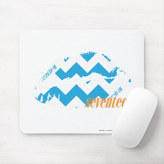 Tapis De Souris Aqua de zigzag (Avec souris)