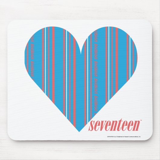 Tapis De Souris Aqua mince 3 de rayures (Devant)