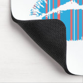 Tapis De Souris Aqua mince de rayures (Coin)