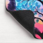 Tapis De Souris Aqua Pink Tree of Life Mousepad (Coin)