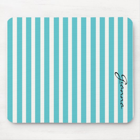 Tapis De Souris Aqua Stripes (Devant)