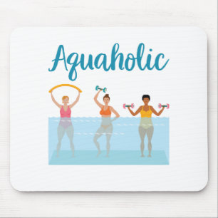 Tapis De Souris Aquaholic Water Aaérobic Femmes