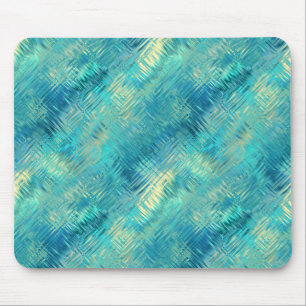 Tapis De Souris Aquamarine Blue Crystal Gel Texture