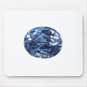 Tapis De Souris Aquamarine Gemstone Sky Blue
