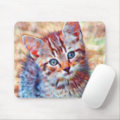 Tapis De Souris aquarell kitten (Avec souris)