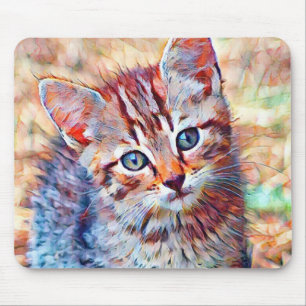Tapis De Souris aquarell kitten