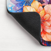 Tapis De Souris Aquarelle Abstraite colorée (Coin)