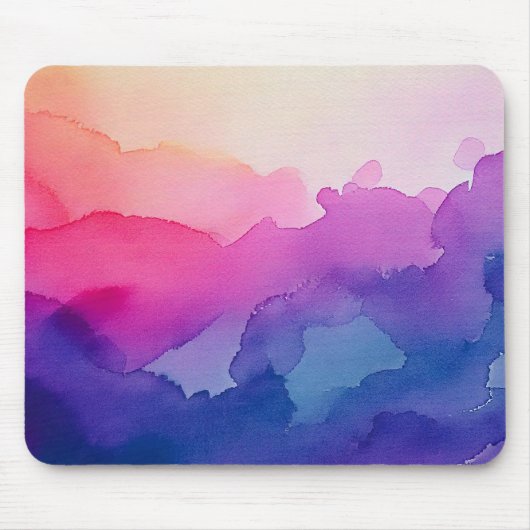 Tapis De Souris Aquarelle Abstraite texture Pad de la souris (Devant)