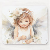 Tapis De Souris Aquarelle Angel Girl (Devant)