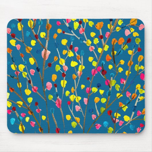 Tapis De Souris Aquarelle arc-en-ciel (Devant)