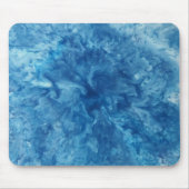 Tapis De Souris Aquarelle bleue (Devant)