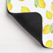 Tapis De Souris Aquarelle Citrons Motif Souris (Coin)