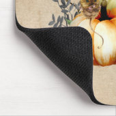 Tapis De Souris Aquarelle Citrouille d'automne d'Halloween (Coin)