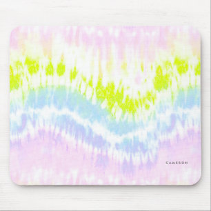 Tapis De Souris Aquarelle claire Pastel Tie Dye Motif