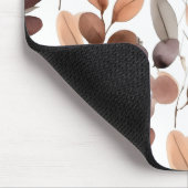 Tapis De Souris Aquarelle colorée Eucalyptus Feuille Rustic Boho (Coin)