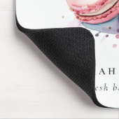 Tapis De Souris Aquarelle colorée Pastel Français Macarons boulang (Coin)