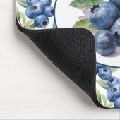 Tapis De Souris Aquarelle de bleuets mignons (Coin)