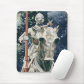 Tapis De Souris Aquarelle de chevalier "d'armure brillante" (Avec souris)