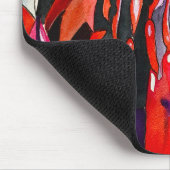 Tapis De Souris Aquarelle de fleurs indigènes de Waratah (Coin)