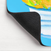 Tapis De Souris Aquarelle de fruit orange fruit (Coin)