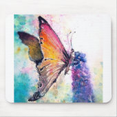Tapis De Souris aquarelle de papillon (Devant)