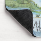 Tapis De Souris aquarelle de plage et d'enfant (Coin)