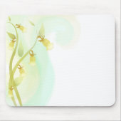 Tapis De Souris Aquarelle des cloches jaunes (Devant)