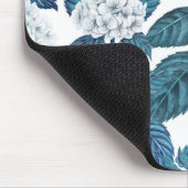 Tapis De Souris Aquarelle d'hydrangée blanche (Coin)