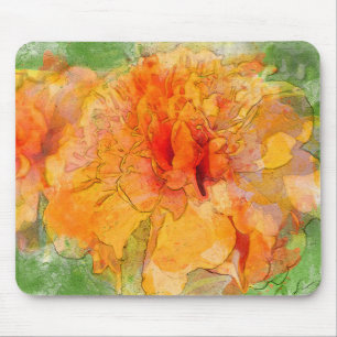 Tapis De Souris Aquarelle dorée Marigold