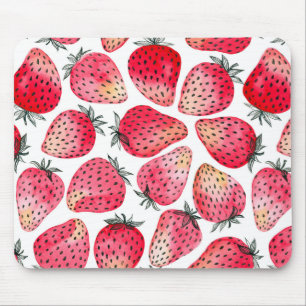 Tapis De Souris Aquarelle et encre de fraises