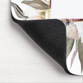 Tapis De Souris Aquarelle féminine rustique Fleurs sauvages Floral (Coin)