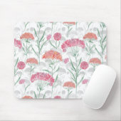 Tapis De Souris Aquarelle, fleurs. (Avec souris)