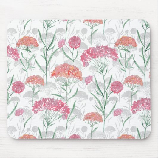 Tapis De Souris Aquarelle, fleurs. (Devant)