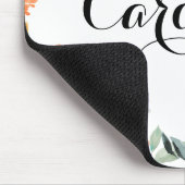 Tapis De Souris Aquarelle Fleurs d'automne Floral Personnalisé (Coin)