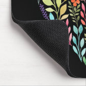 Tapis De Souris Aquarelle Floral Heart (Coin)