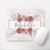 Tapis De Souris Aquarelle Florale (Avec souris)