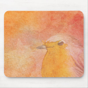 Tapis De Souris Aquarelle Flying Bird