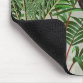 Tapis De Souris Aquarelle Forêt tropicale et Oiseaux du Toucan (Coin)