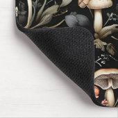 Tapis De Souris Aquarelle Forêt Verdure Champignons Automne (Coin)