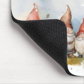 Tapis de souris aquarelle Gnomes (Coin)