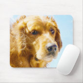 Tapis De Souris Aquarelle Golden Retriever (Avec souris)