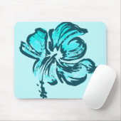 Tapis De Souris Aquarelle Hibiscus Mousepties (Avec souris)