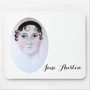 Tapis de souris aquarelle Jane Austen par ORDesign