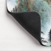 Tapis De Souris Aquarelle japonaise de montagne (Coin)