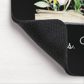 Tapis De Souris Aquarelle Livre Fleur Floral Appréciation de l'ens (Coin)