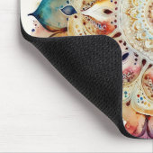 Tapis De Souris Aquarelle Mandala (Coin)