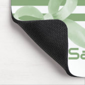 Tapis De Souris Aquarelle mignonne Brousse verte Brousses Mousepad (Coin)