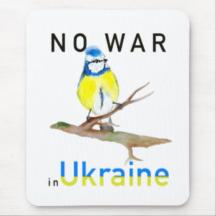 Tapis De Souris Aquarelle No war in Ukraine Laptop Sleeve Un