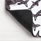 Tapis De Souris Aquarelle Orca (Coin)