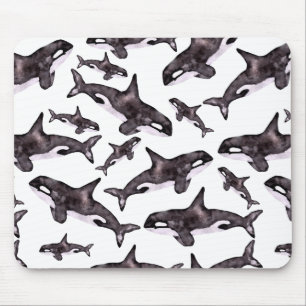 Tapis De Souris Aquarelle Orca